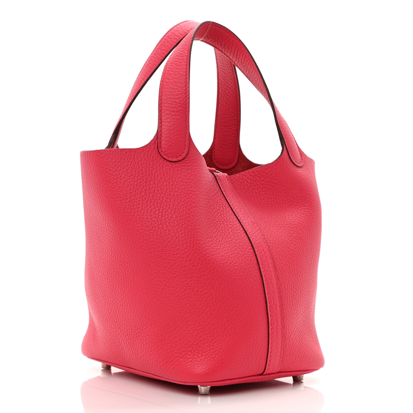 Taurillon Clemence Picotin Lock 18 PM Rose Extreme