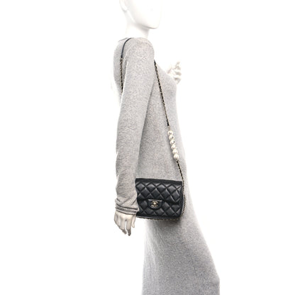 Chanel Lambskin Quilted Small My Precious Flap Black 2 of 11