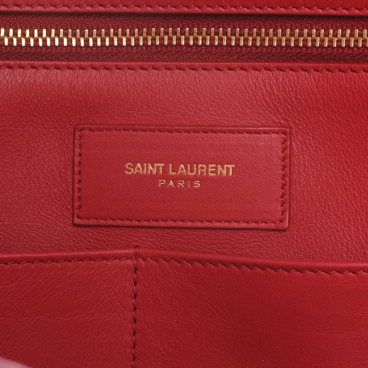 Calfskin Classic Y Top Handle Bag Red