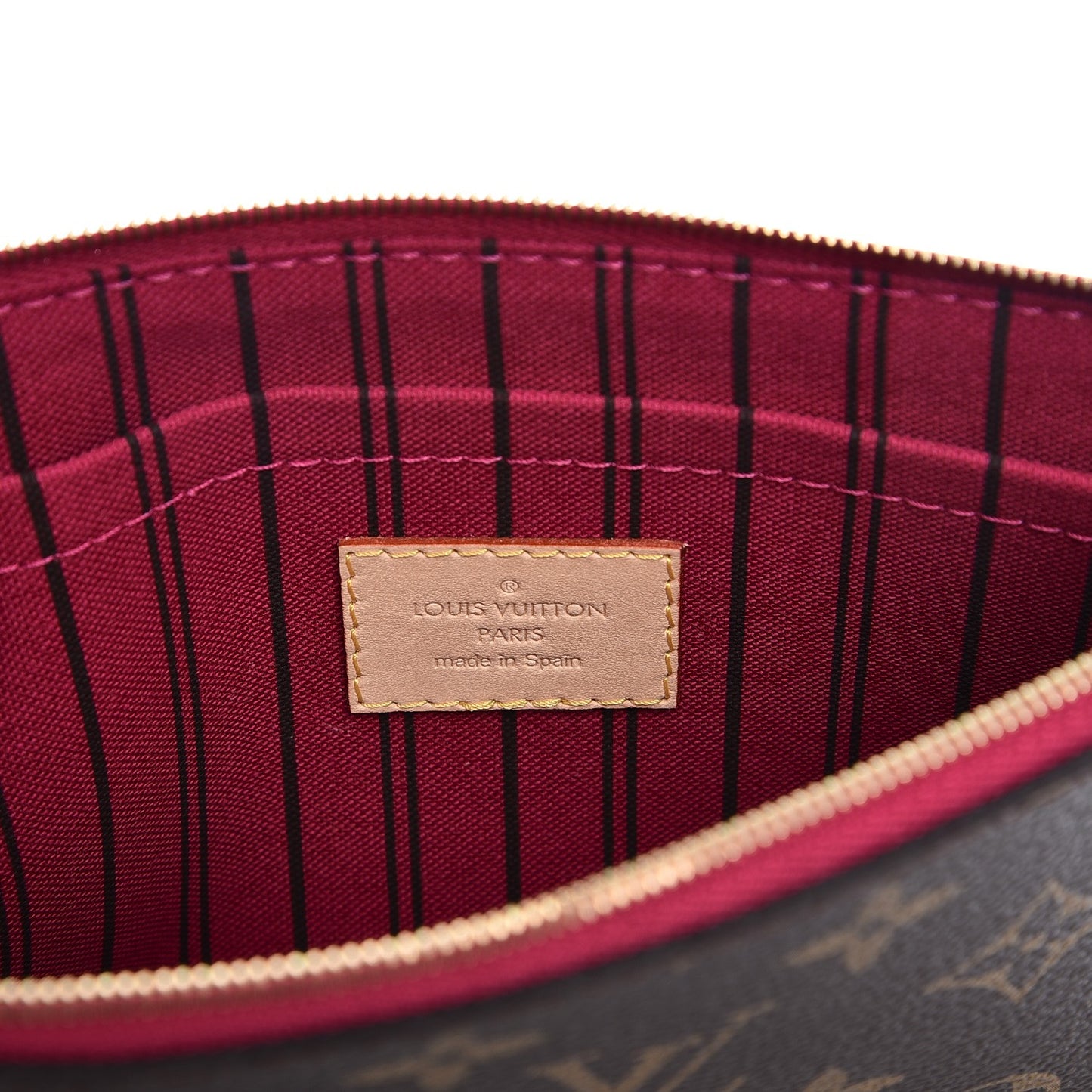 Monogram Neverfull MM GM Pochette Pivoine