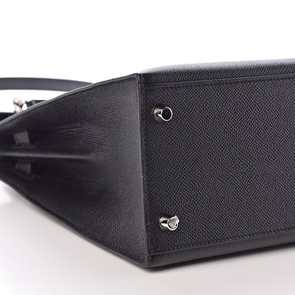 Hermes Epsom Kelly Sellier 28 Black 8 of 40