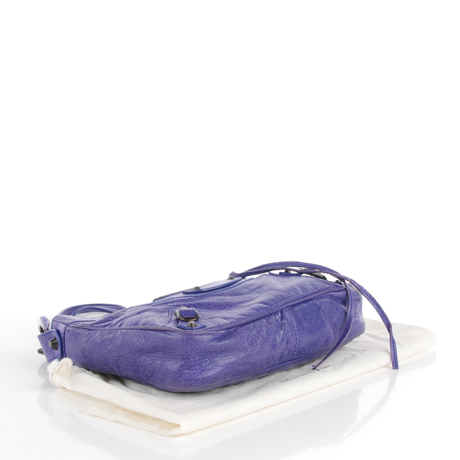 Balenciaga Agneau Classic Hardware Hip Bleu Lavande 6 of 11