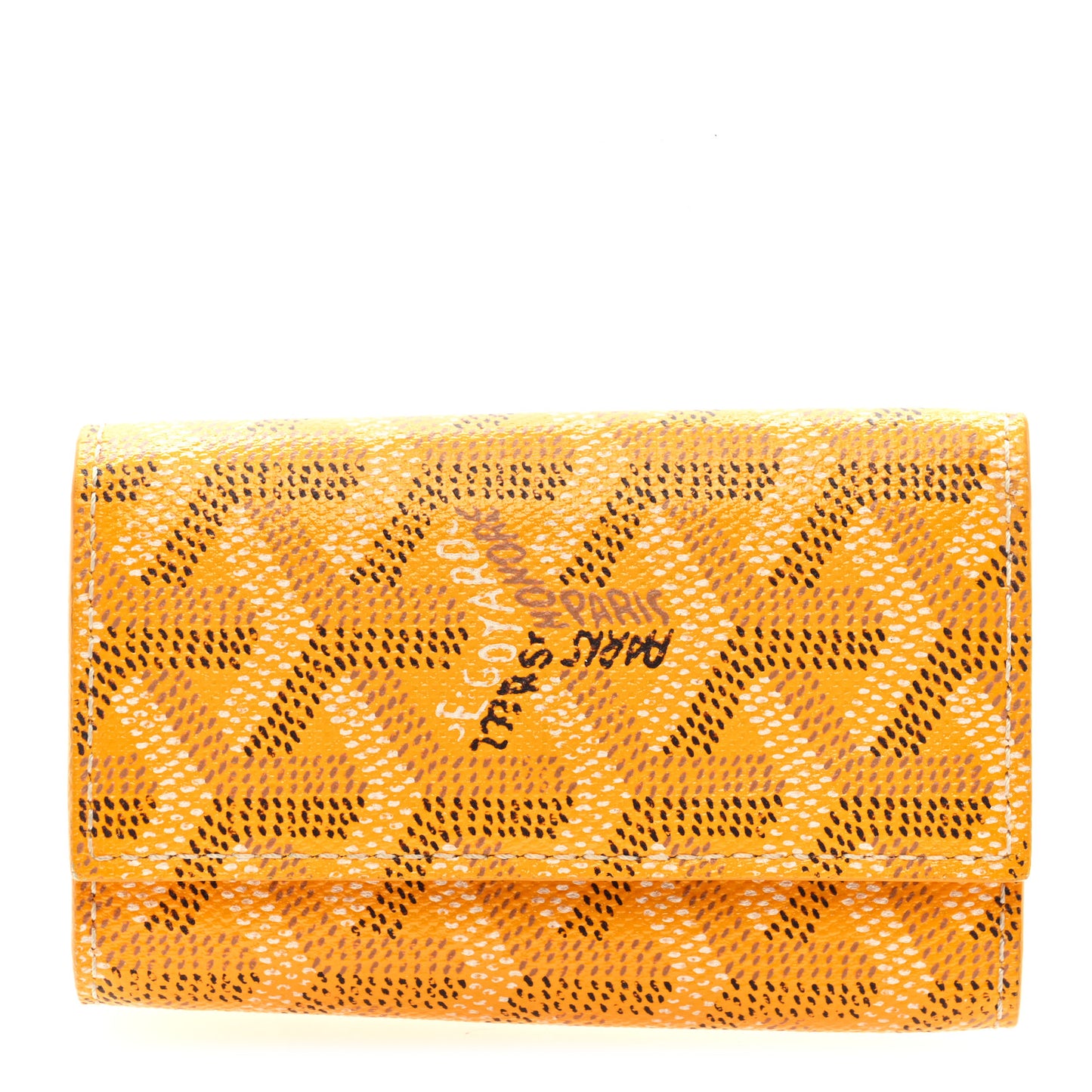 Goyardine Saint Michel 6 Key Holder Yellow