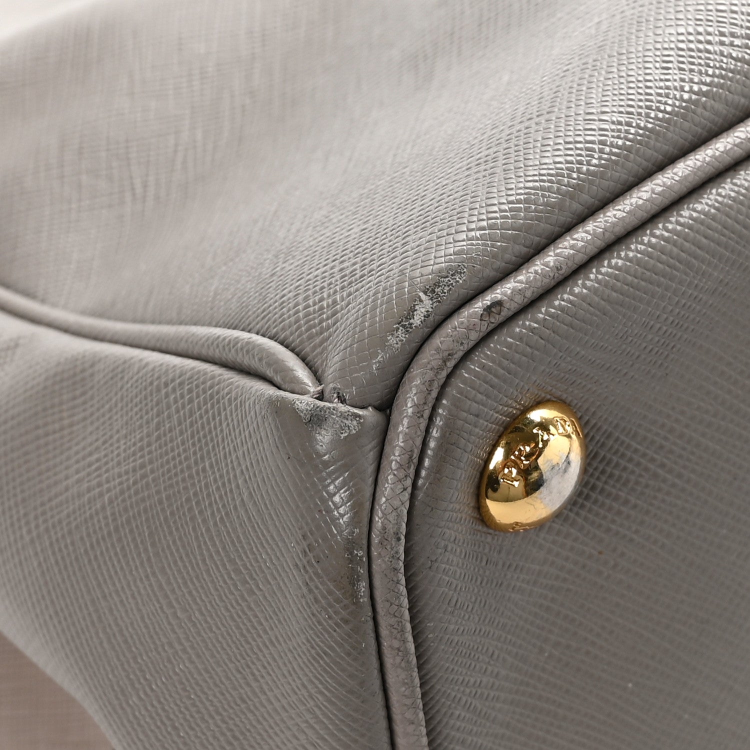 Prada Saffiano Large Galleria Double Zip Tote Argilla 9 of 13