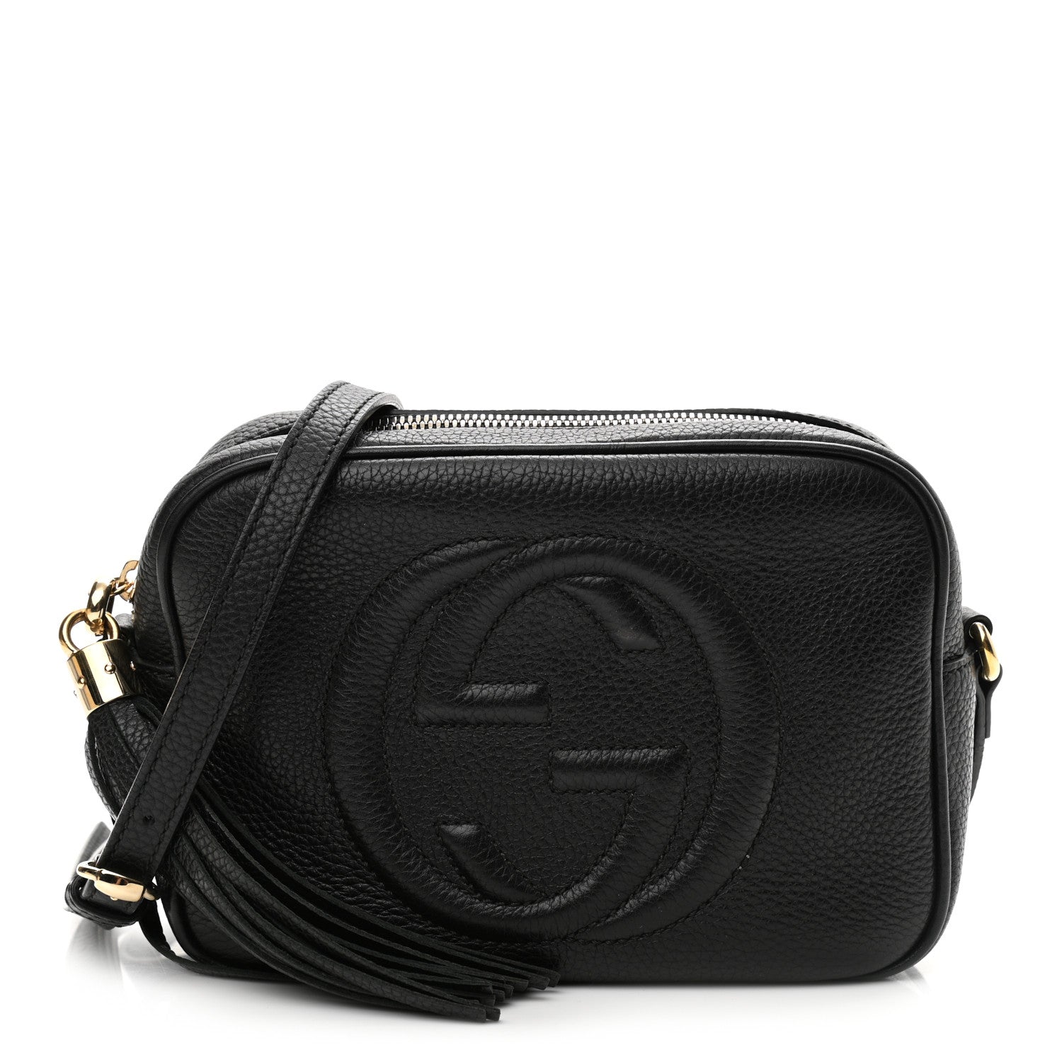 Gucci Pebbled Calfskin Small Soho Disco Bag Black 1 of 14