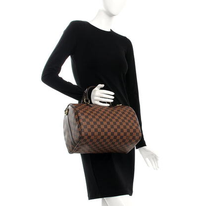 Louis Vuitton Damier Ebene Speedy Bandouliere 30 3 of 9