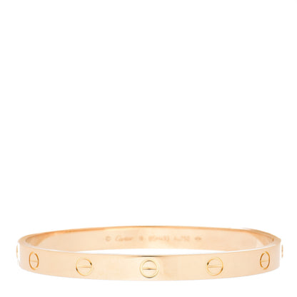 Cartier 18K Yellow Gold LOVE Bracelet 18 1 of 6