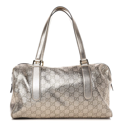Gucci Metallic Guccissima Boston Gold 1 of 10