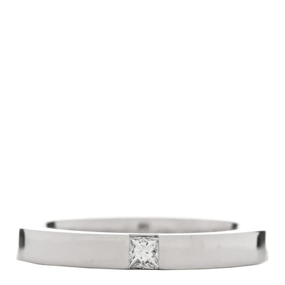 Harry Winston Platinum Diamond Princess Cut Wedding Band Ring 54 6.75 1 of 7