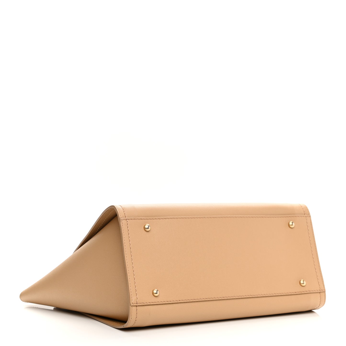 Caviar Small Studded Deauville Tote Beige