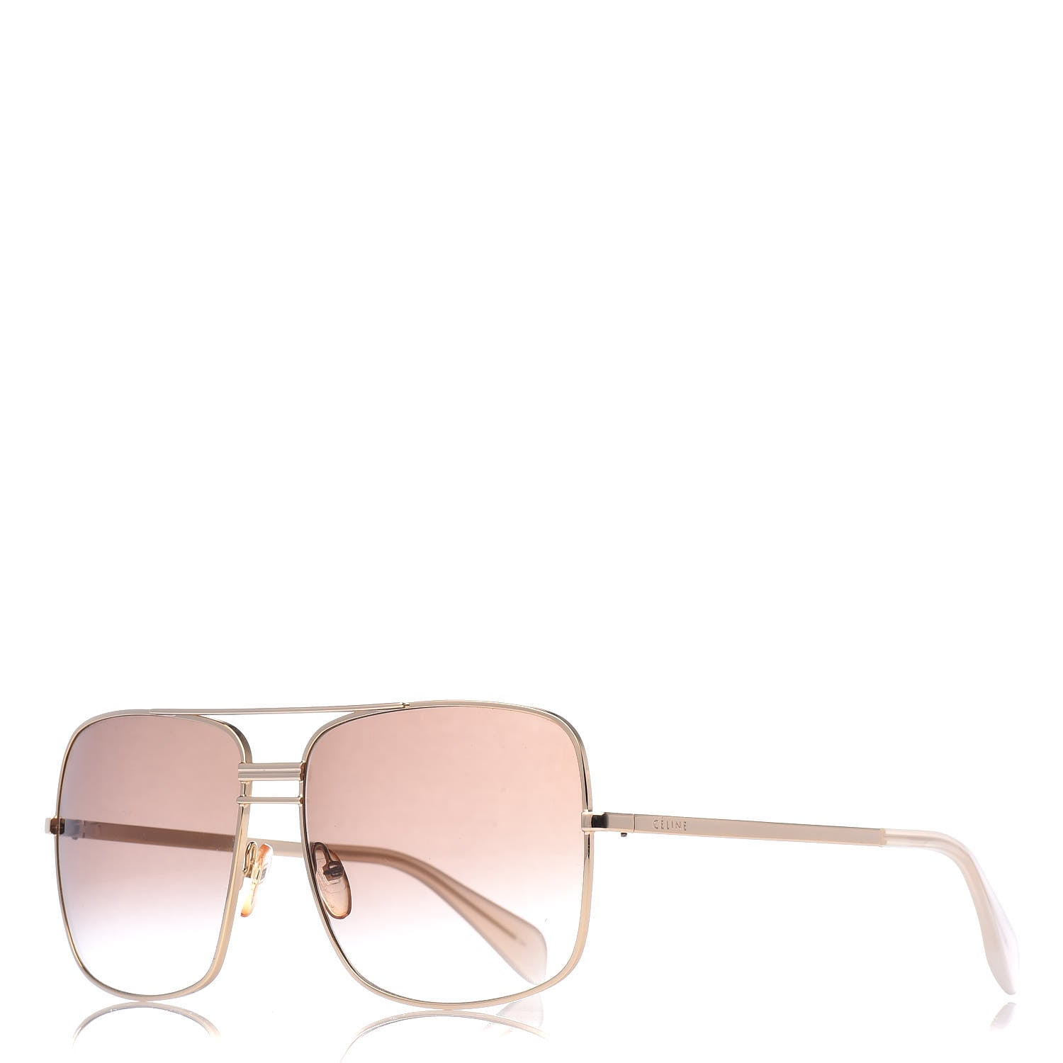 Celine Metal Sunglasses CL 41808/S Gold 1 of 6