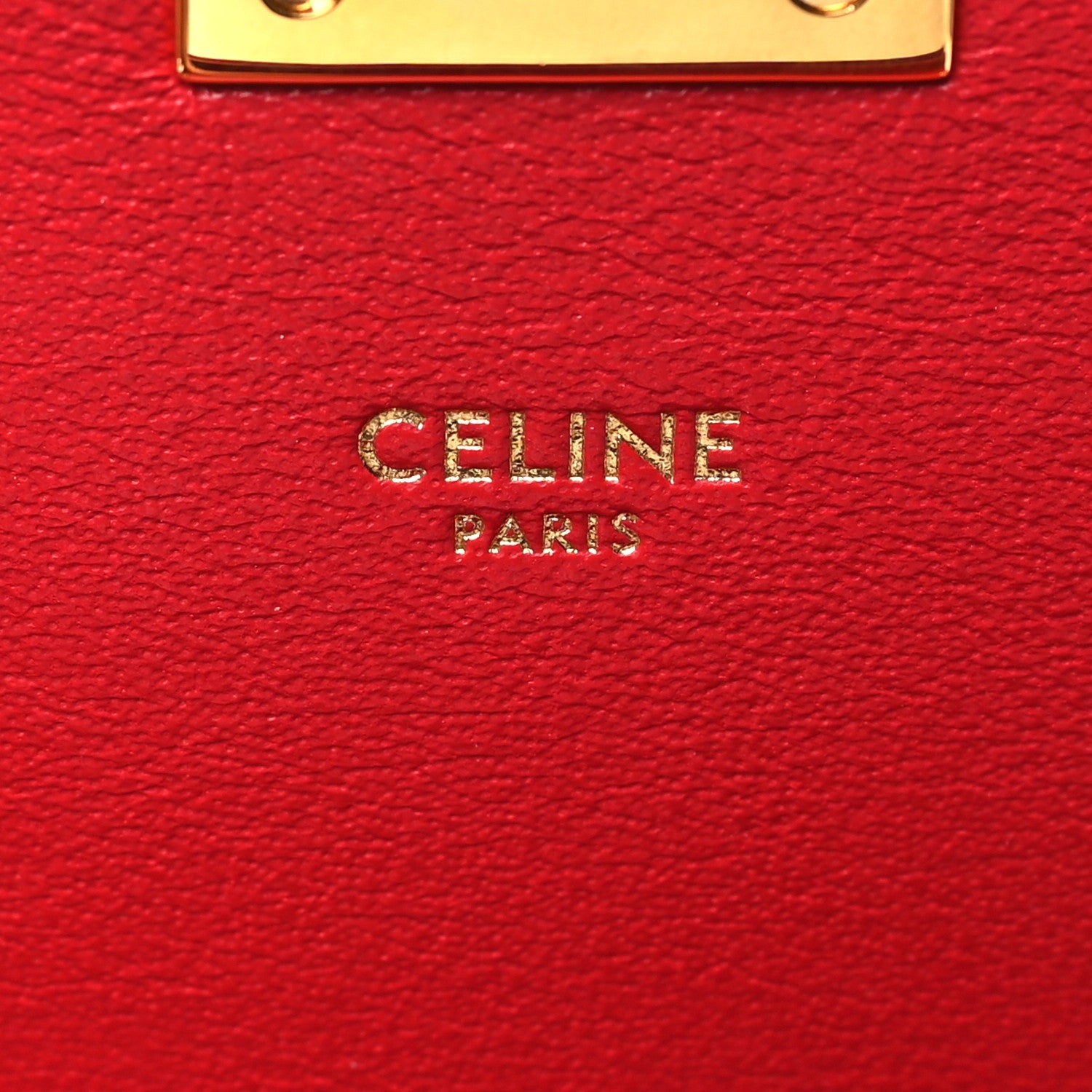 Celine Shiny Calfskin Small C Bag Red 6 of 11