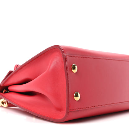 Salvatore Ferragamo Calfskin Mini Mara Bag Pamplona Rosso 8 of 9