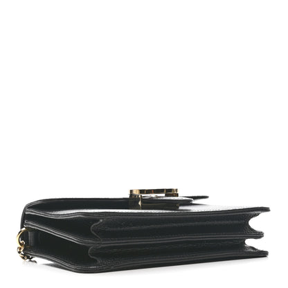 Gucci Dollar Calfskin Small Interlocking G Shoulder Bag Black 4 of 14