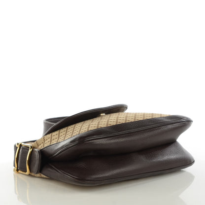 Gucci Diamante Cellarius Calfskin Medium 1973 Shoulder Bag Beige Ebony Cocoa 4 of 7