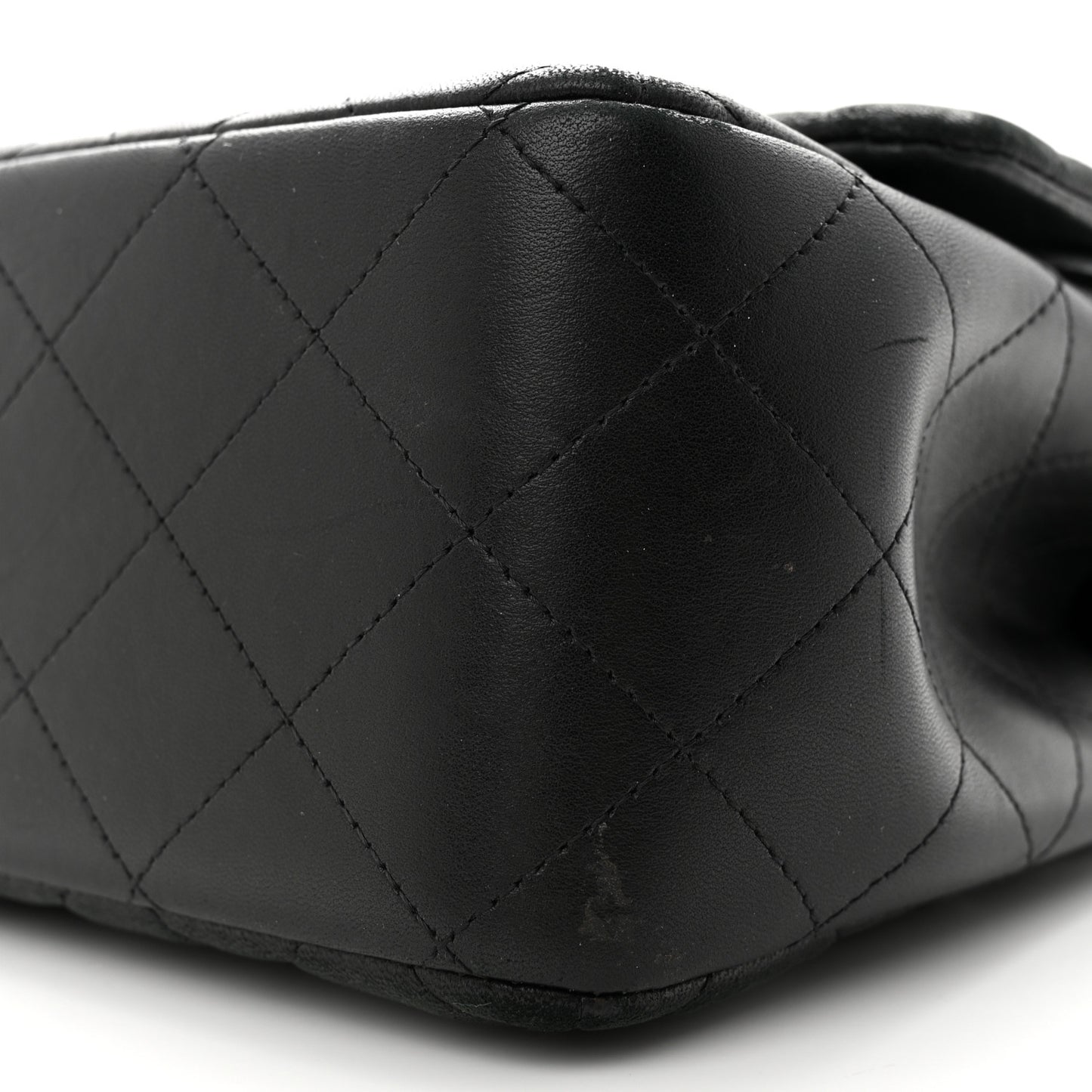 Lambskin Quilted Jumbo Double Flap So Black