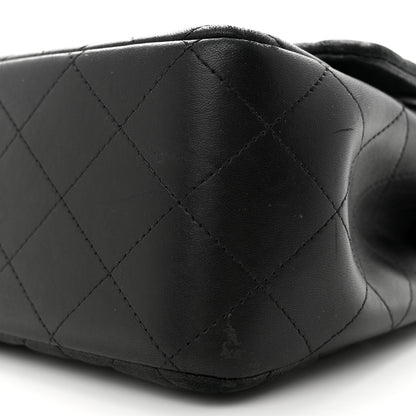 Chanel Lambskin Quilted Jumbo Double Flap So Black 10 of 15