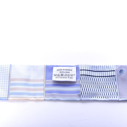 Hermes Silk Couvertures Nouvelles Twilly Menthe Ciel Marine Sable 2 of 4