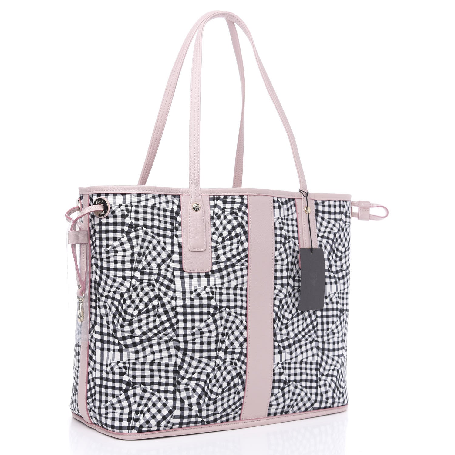 MCM Visetos Medium Liz Reversible Shopper Tote Soft Pink 5 of 13