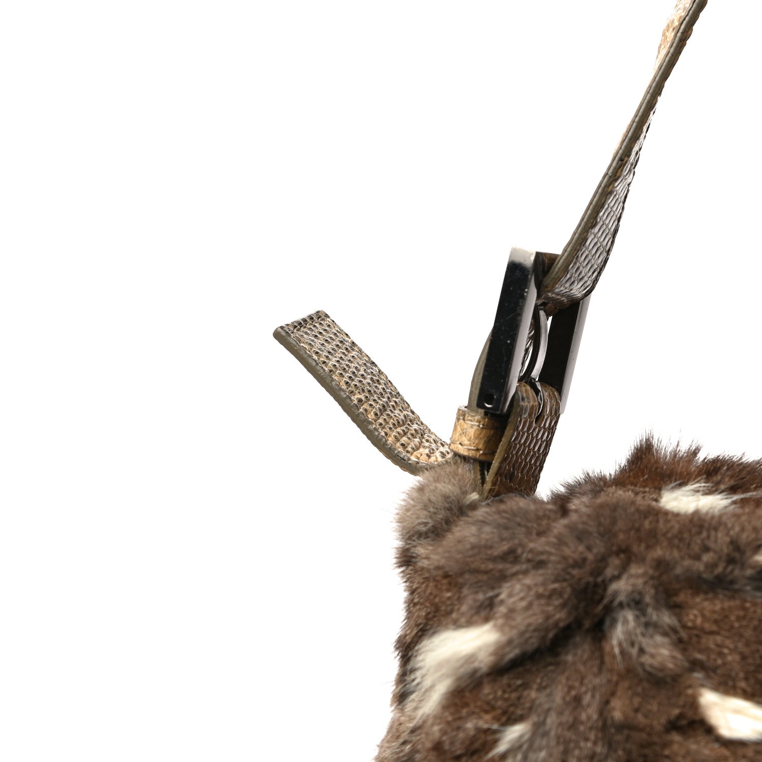 Fendi Rabbit Fur Mama Baguette Bag 14 of 17