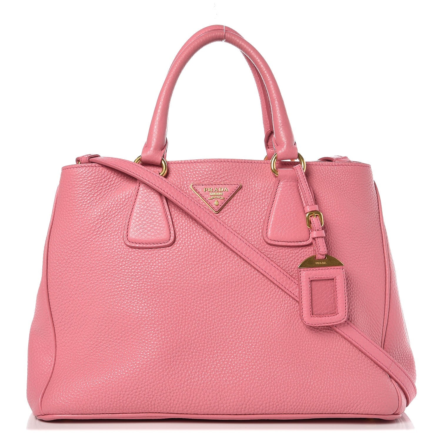 Prada Vitello Daino Tote Begonia 1 of 11
