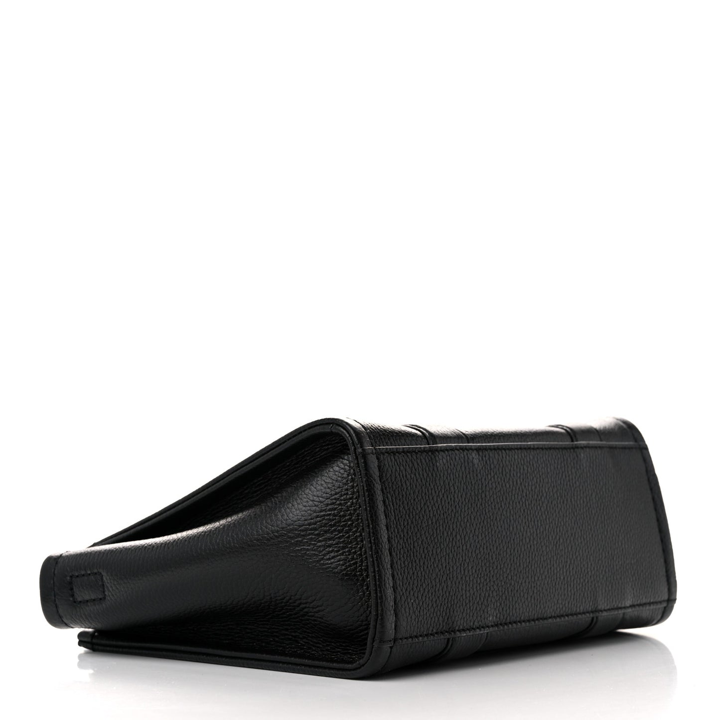 Grained Calfskin Small The Tote Bag Black