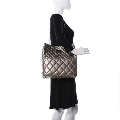 Chanel Aged Calfskin Quilted Reissue 2.55 Tote Light Gold 2 of 9