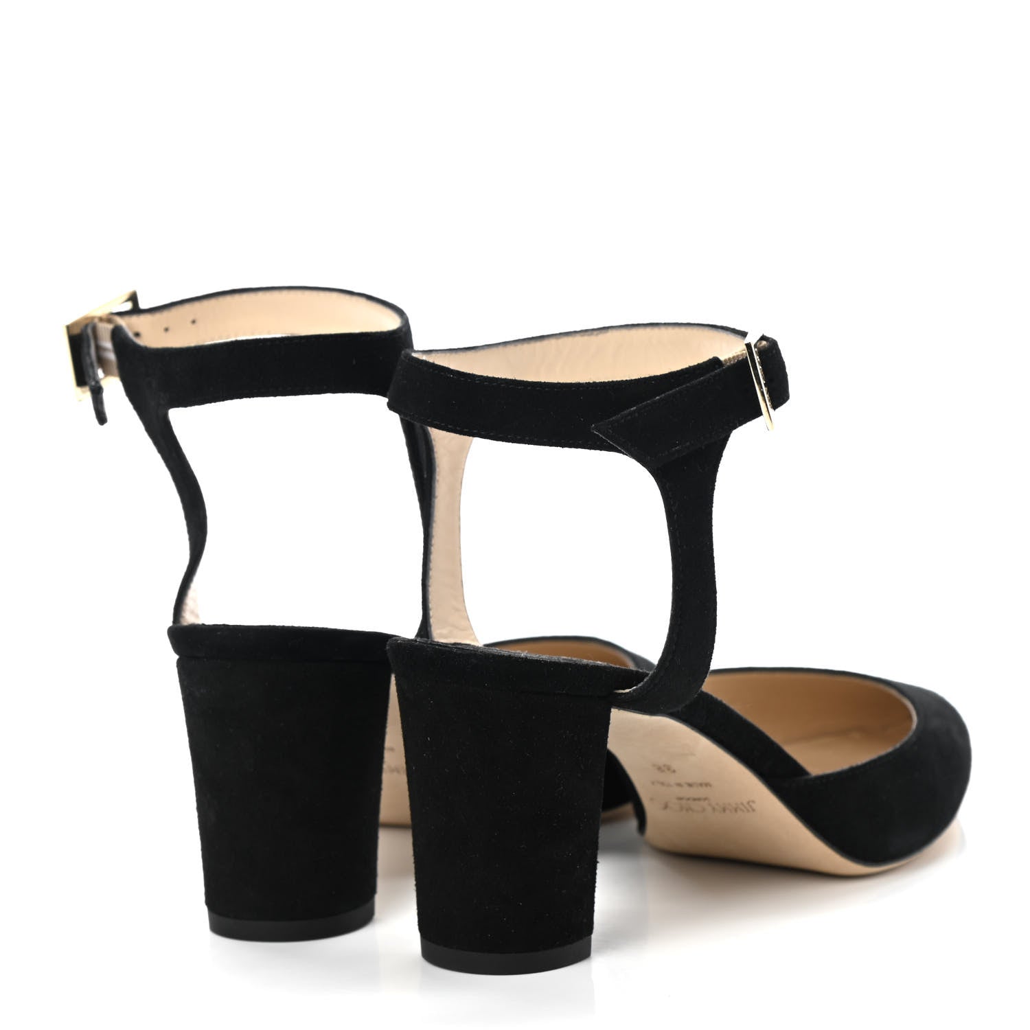 Jimmy Choo Suede Kambree 85 Pumps 38 Black 3 of 7