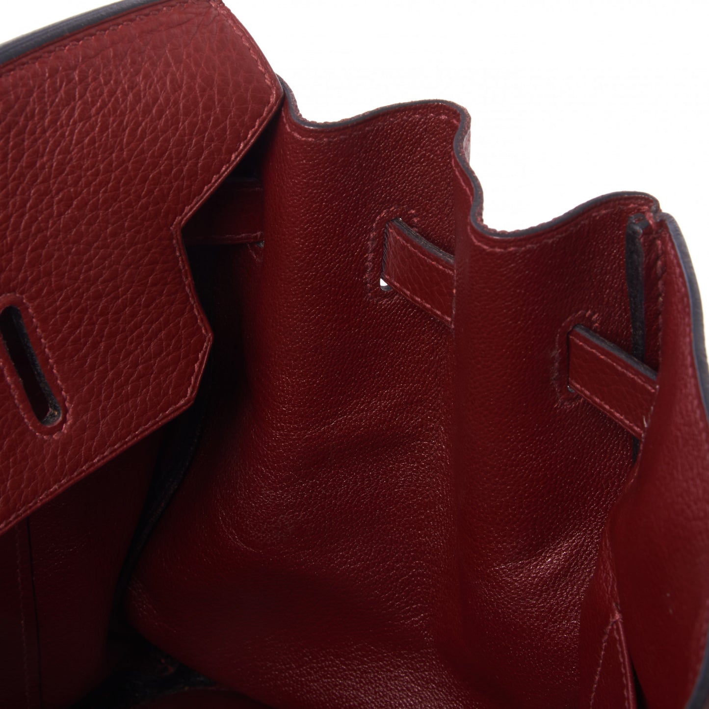 Taurillon Clemence Birkin 35 Rouge H