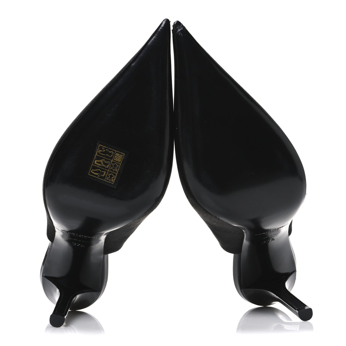 Raso Regale Raven 110 Slingback Pumps 37.5 Black