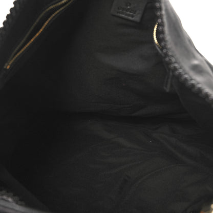Gucci Calfskin Large Horsebit Chain Hobo Black 5 of 10