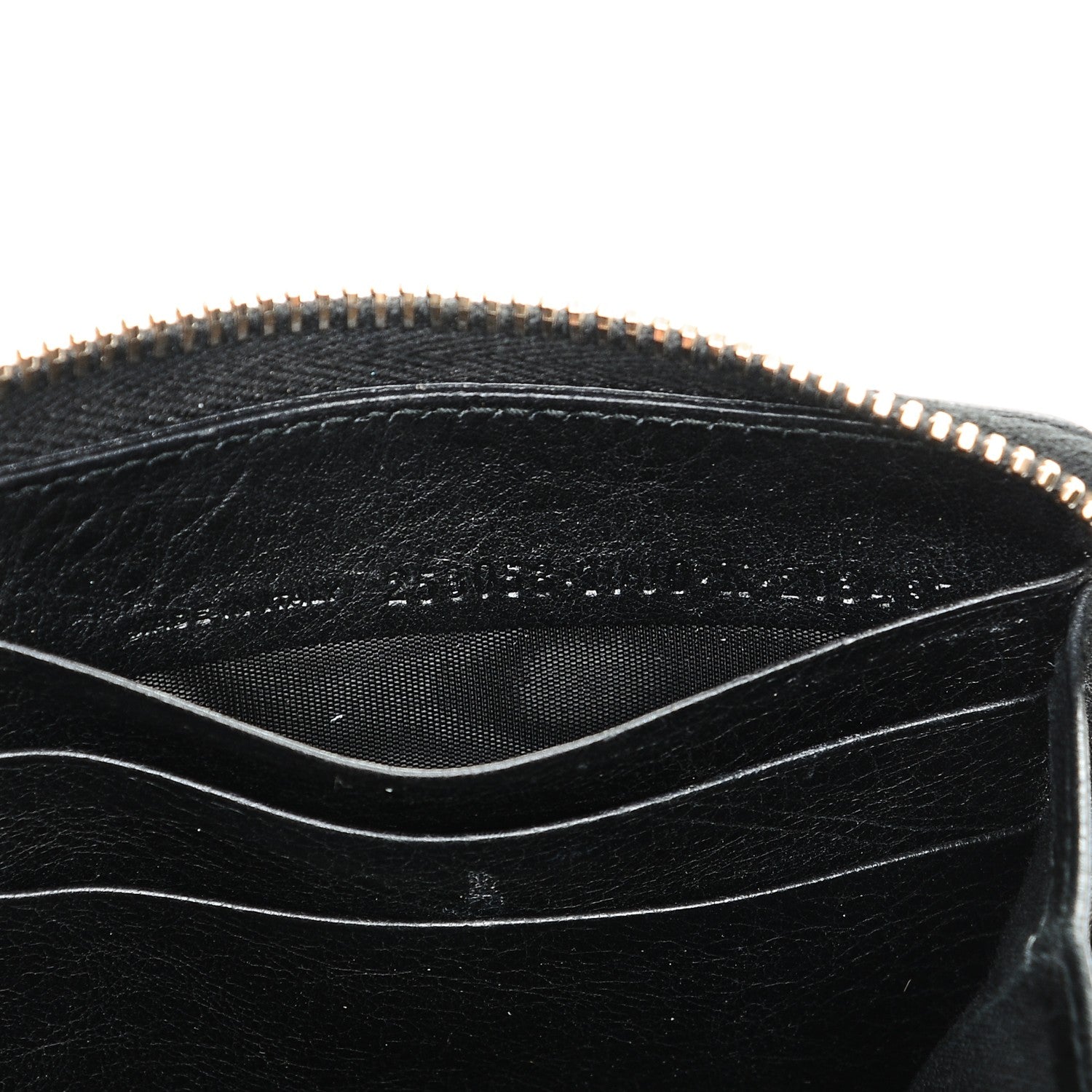 Balenciaga Agneau Giant 12 Rose Gold Hardware Continental Zip Around Wallet Black 6 of 6