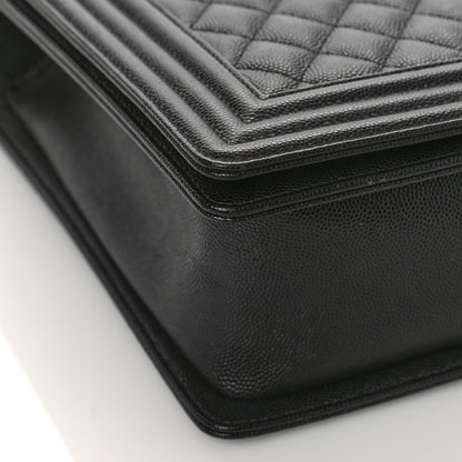 Chanel Caviar Quilted Large Boy Flap Black 8 of 9