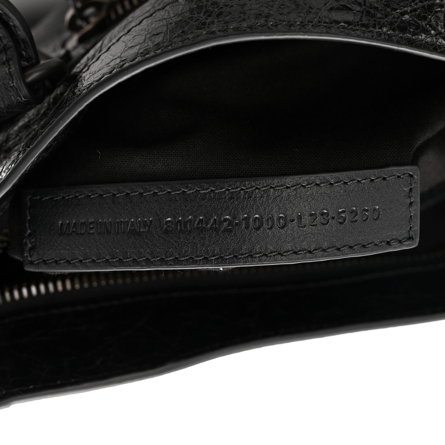 Balenciaga Agneau Arena Classic Hardware Small Le City Black 7 of 10