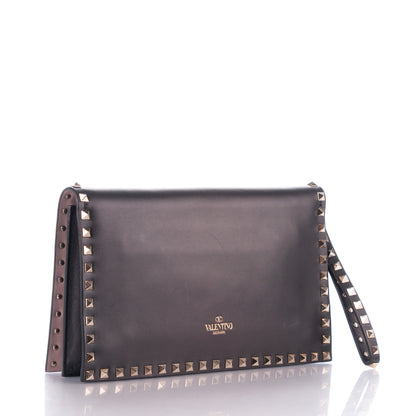 Valentino Garavani Nappa Rockstud Wristlet Clutch Black 3 of 9