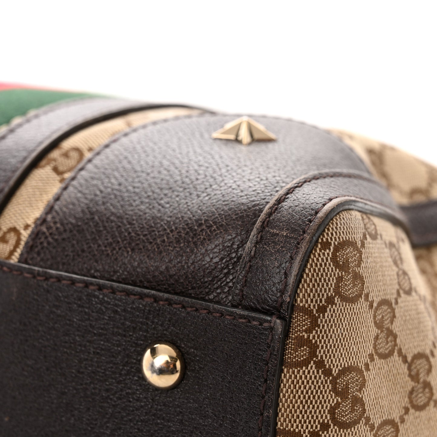 Monogram Vintage Web Medium Webby Bee Boston Dark Brown