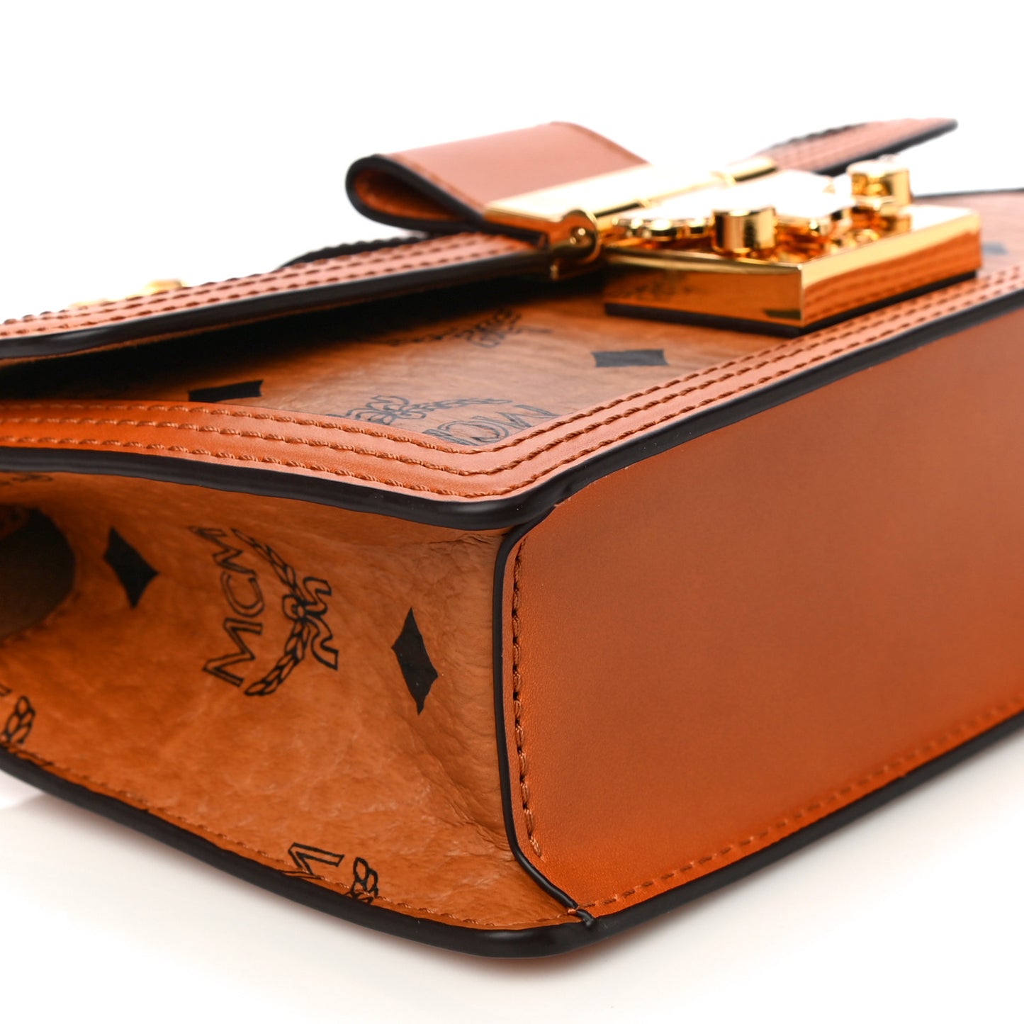 Visetos Mini Gretl Crossbody Cognac