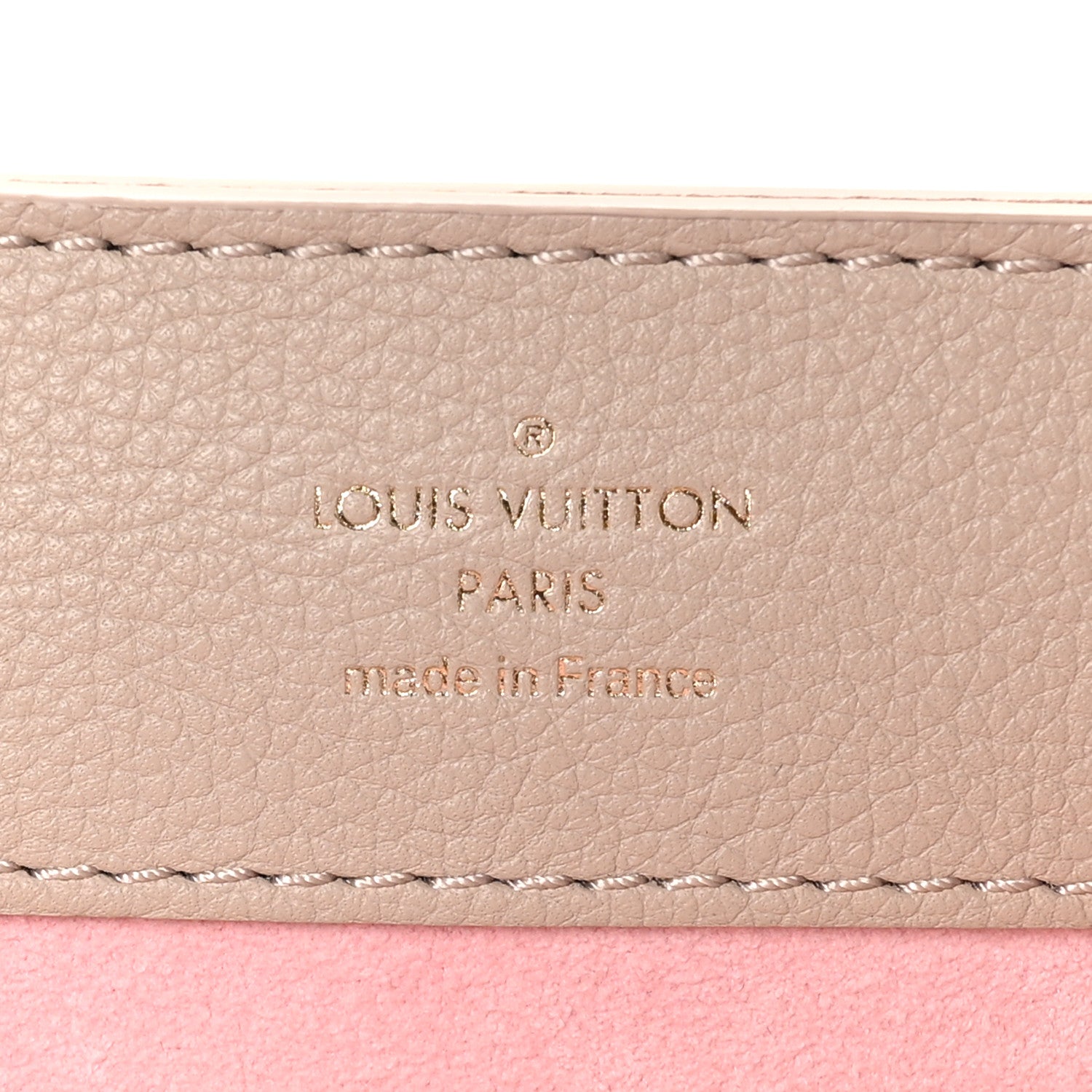 Louis Vuitton Soft Calfskin Mini Lockme Ever Greige 6 of 9