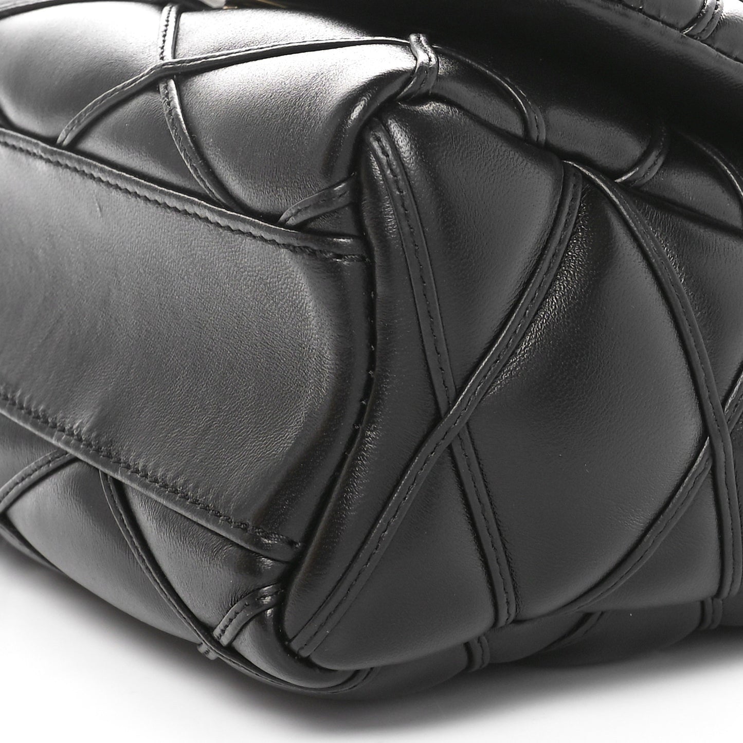 Lambskin Malletage Top Handle GO-14 MM Black