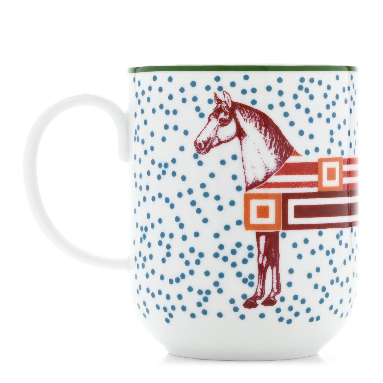 Hermes Porcelain Hippomobile Mug 1 of 7