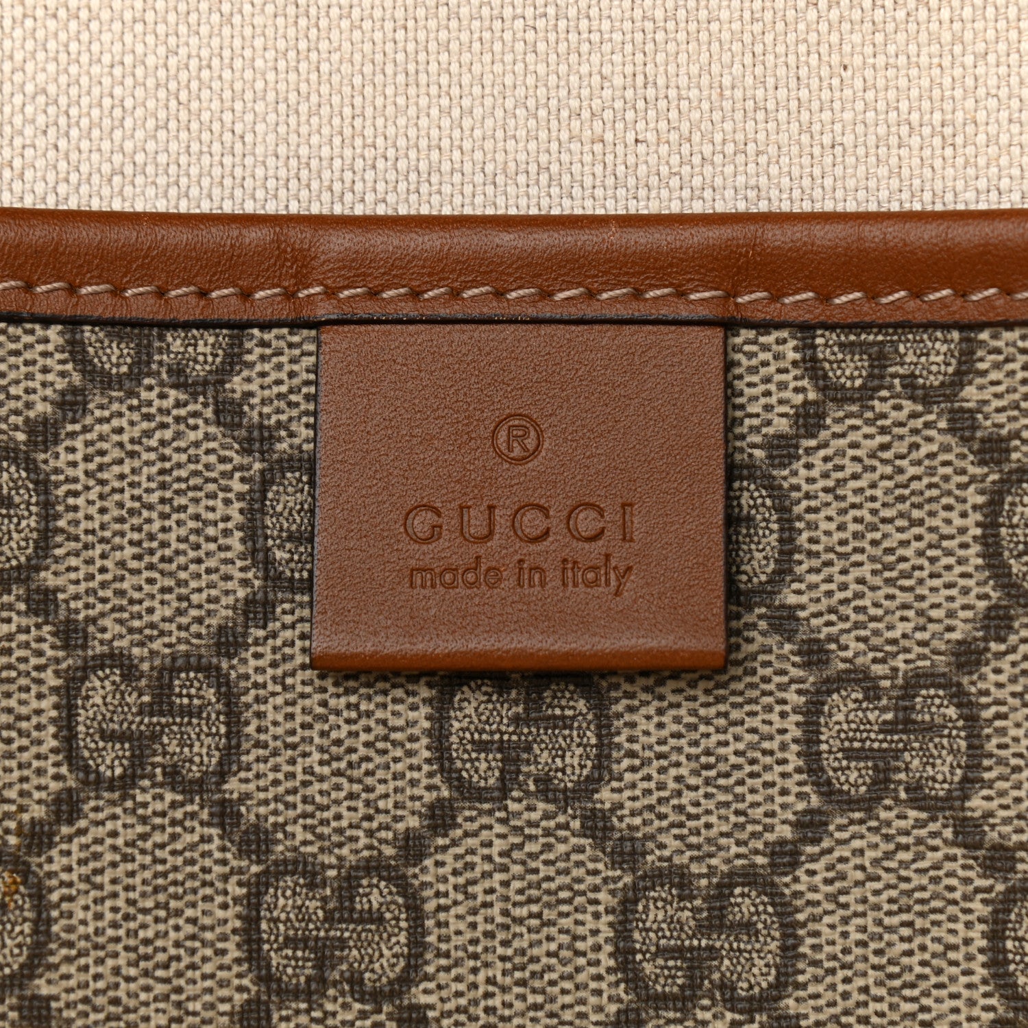 Gucci GG Plus Monogram Medium Signature Web Loop Tote Brown 6 of 11