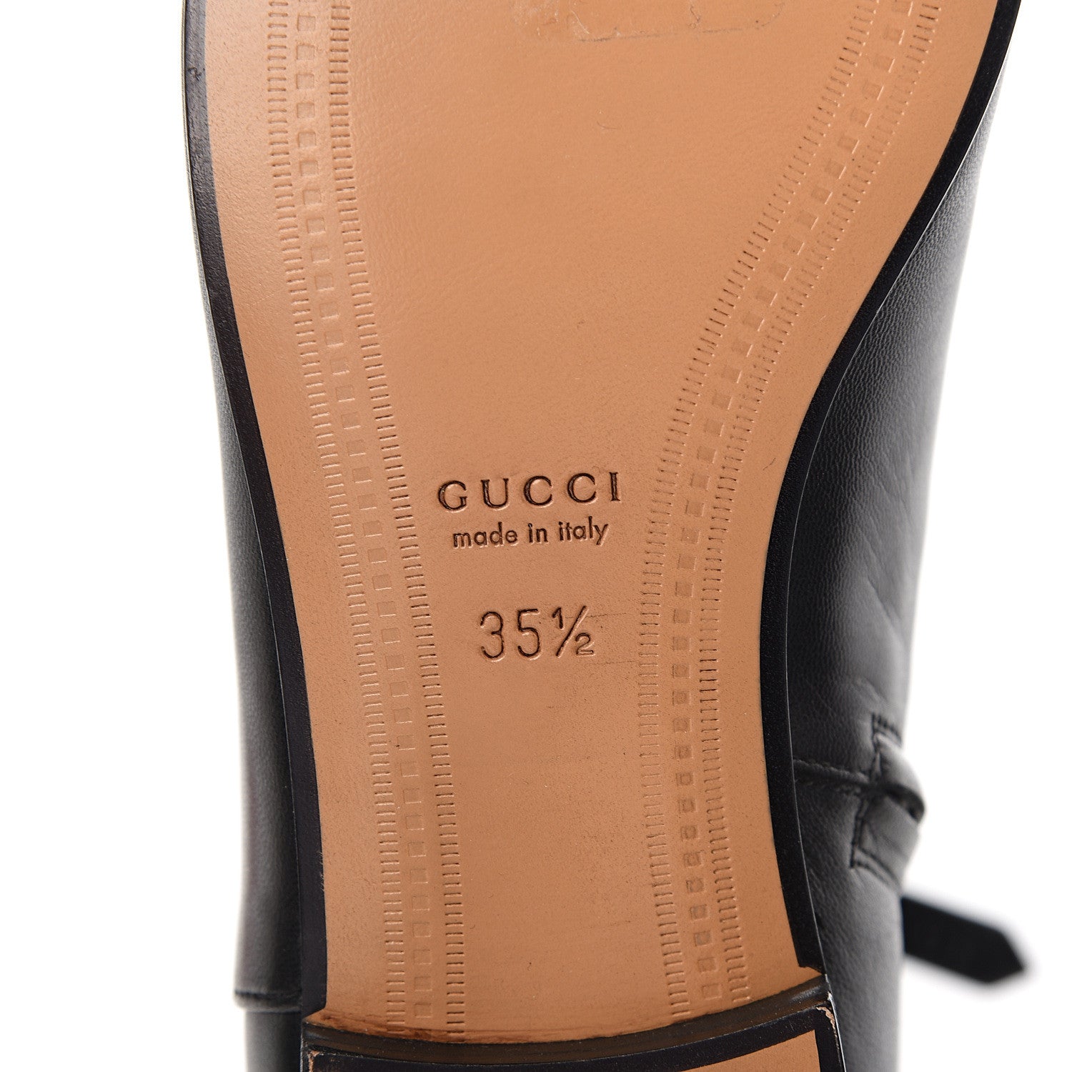 Gucci Malaga Kid Womens Jordaan Ankle Boots 35.5 Black 6 of 9
