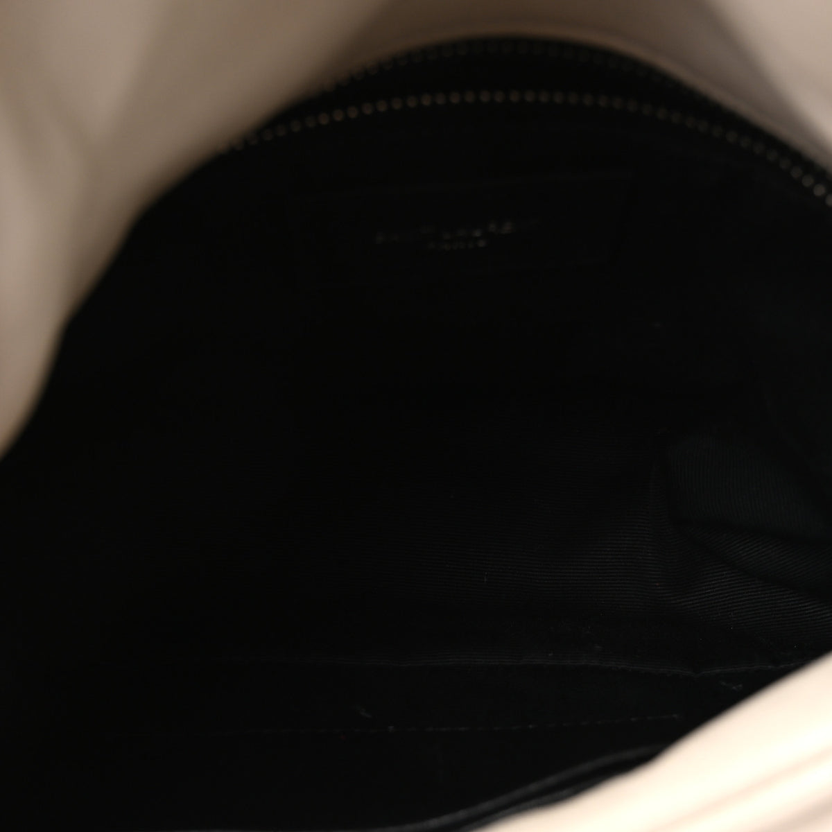 Saint Laurent Lambskin Quilted Toy Loulou Puffer Monogram Chain Satchel Crema Soft 4 of 9