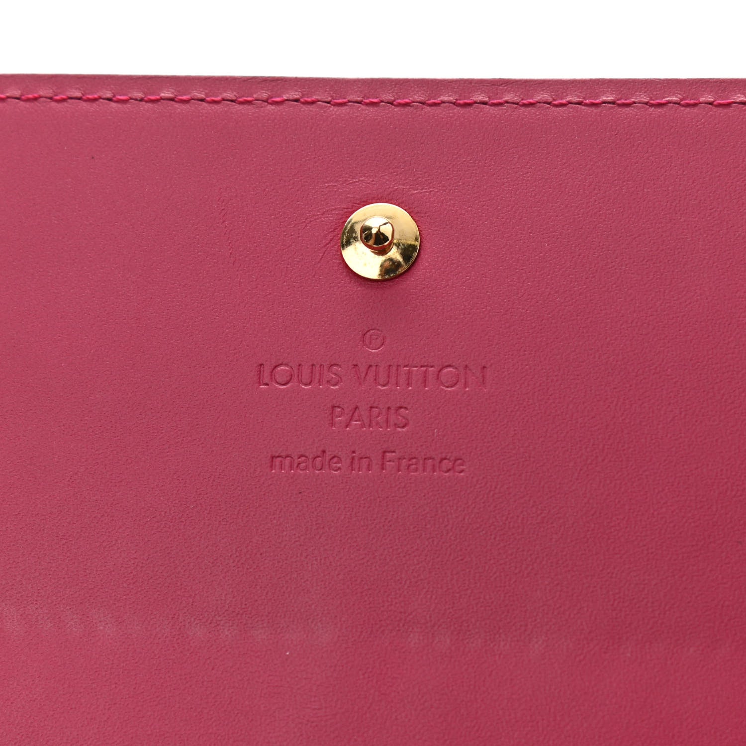 Louis Vuitton Vernis Chaine Wallet Rose Indien 6 of 11