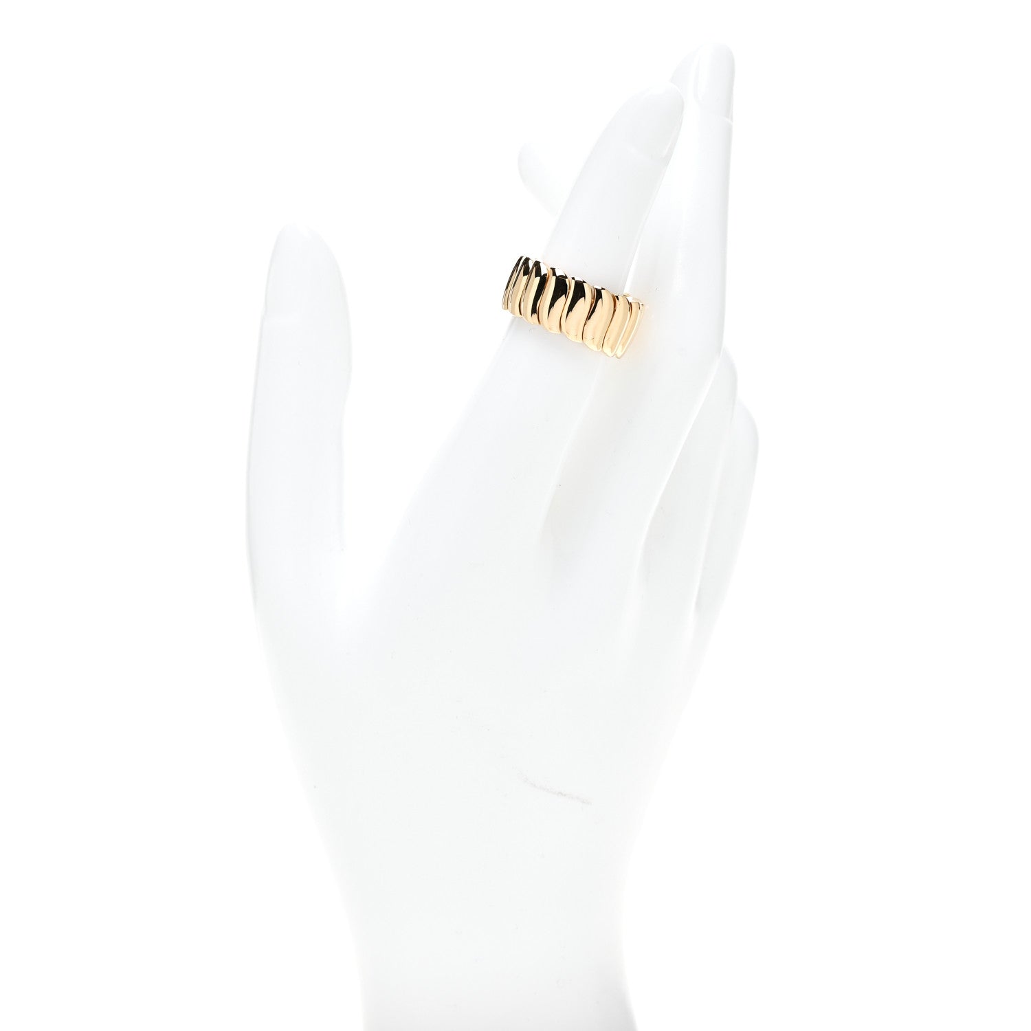 Anita Ko 18K Yellow Gold Large Zoe Ring 49 4.75 2 of 4
