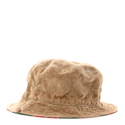 Gucci Silk Cotton Linen Velvetbands Reversible Bucket Hat 1 of 14
