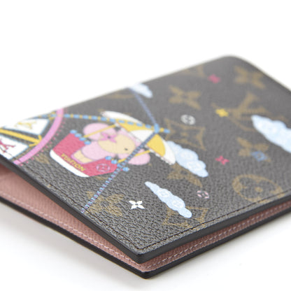 Louis Vuitton Monogram 2020 Christmas Animation Big Wheel Passport Cover Rose Ballerine 5 of 9