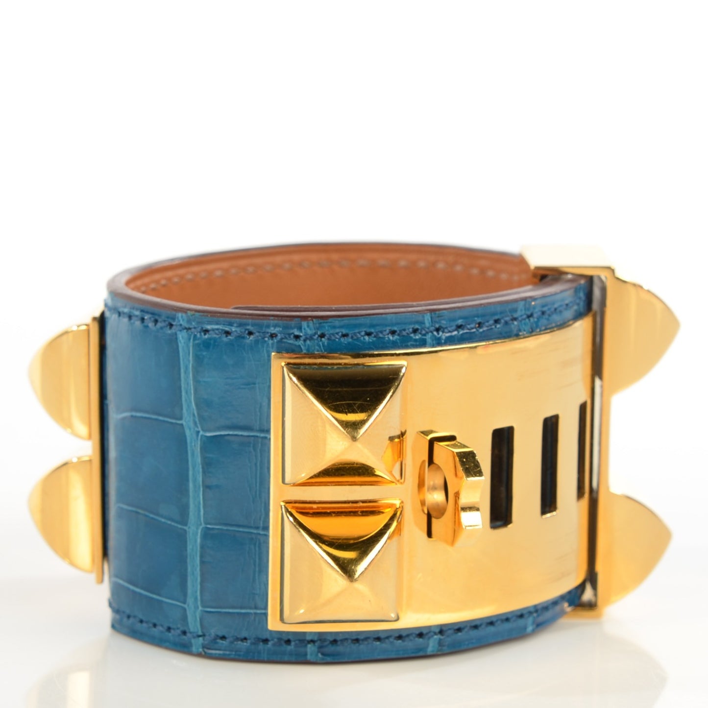 Shiny Alligator Collier De Chien CDC Bracelet S Bleu Izmir