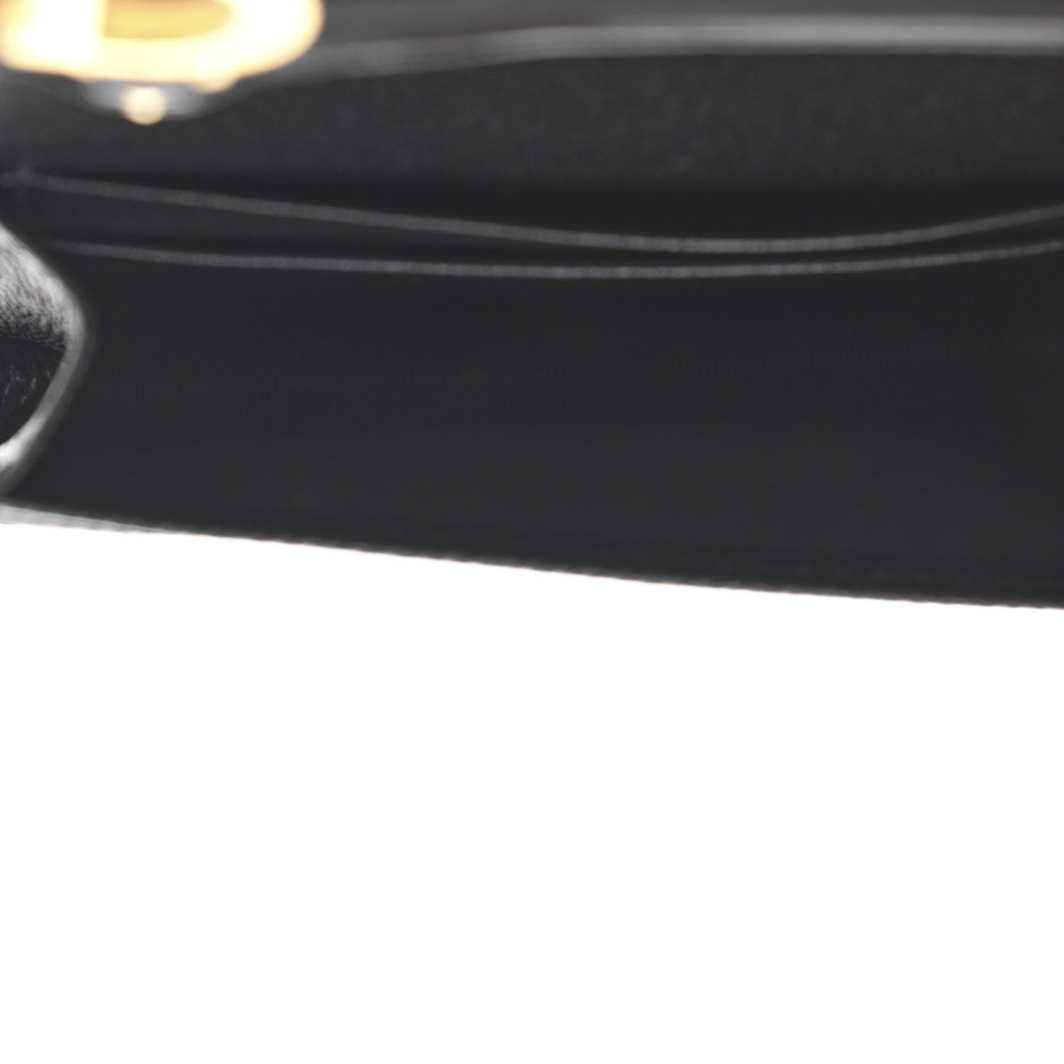 Christian Dior Grained Calfskin Saddle Card Holder Black 5 of 9