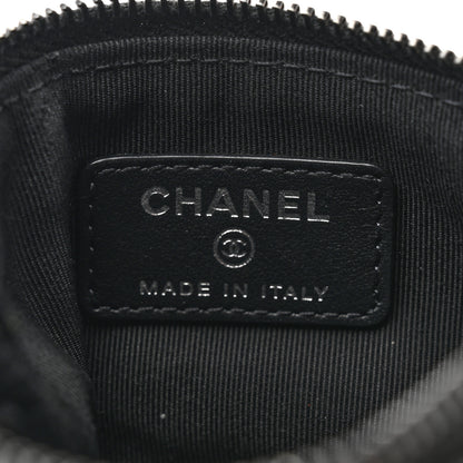 Chanel Aged Calfskin Quilted Small Reissue Cosmetic Case So Black 6 of 8
